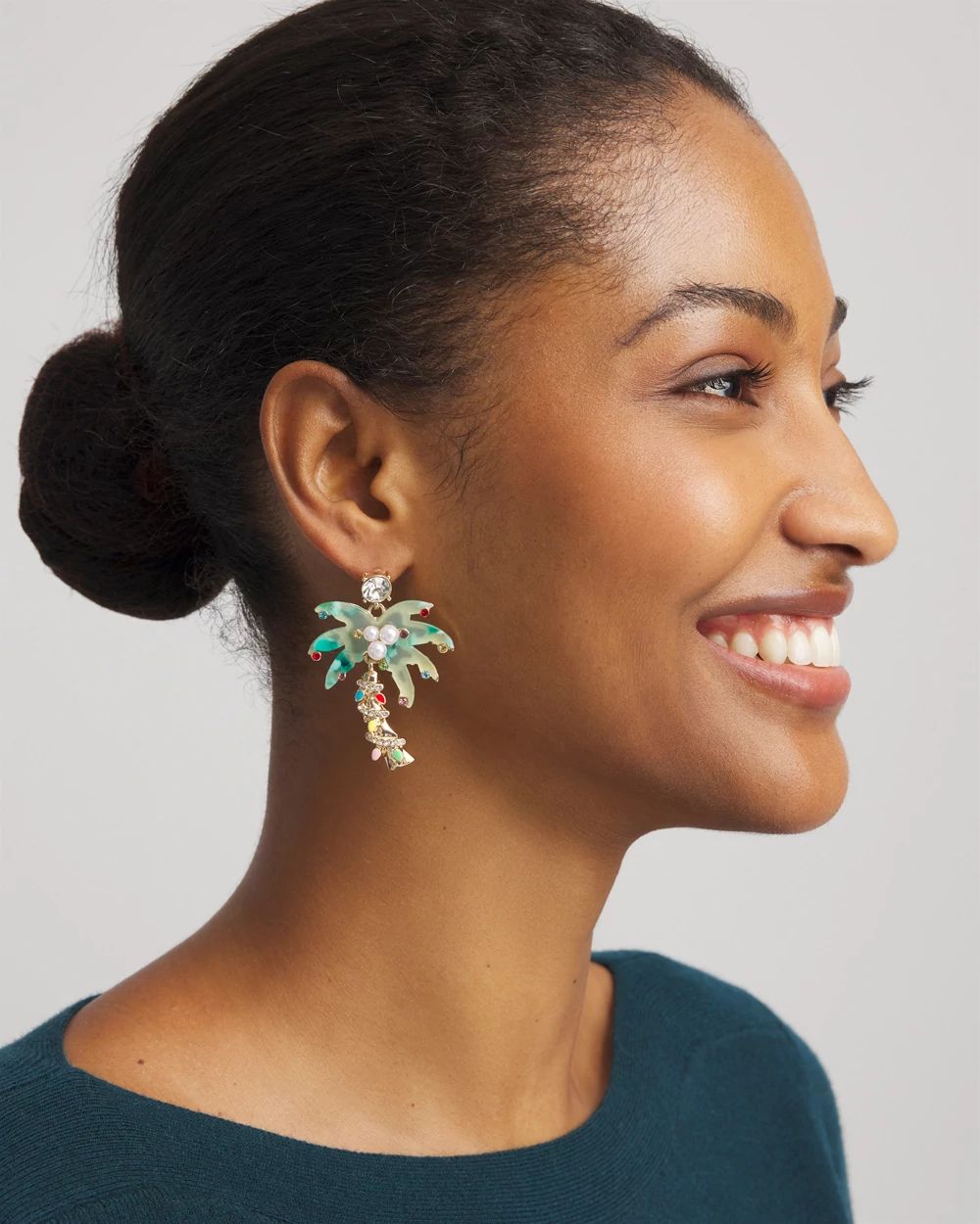 Holiday Palm Tree Earrings | Chico's